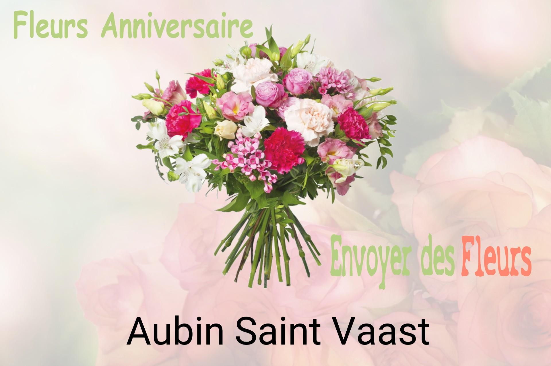 Bouquet de fleurs d’anniversaire livré à Aubin-Saint-Vaast